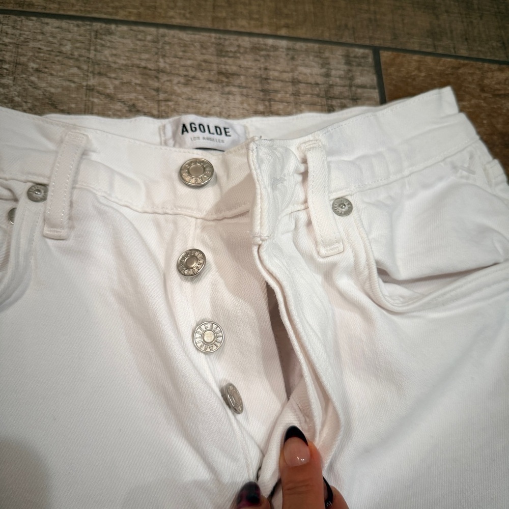Agolde | Riley High Rise Straight Crop Jeans - Picture 6 of 10